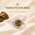 Tiger Eye Sun Ring