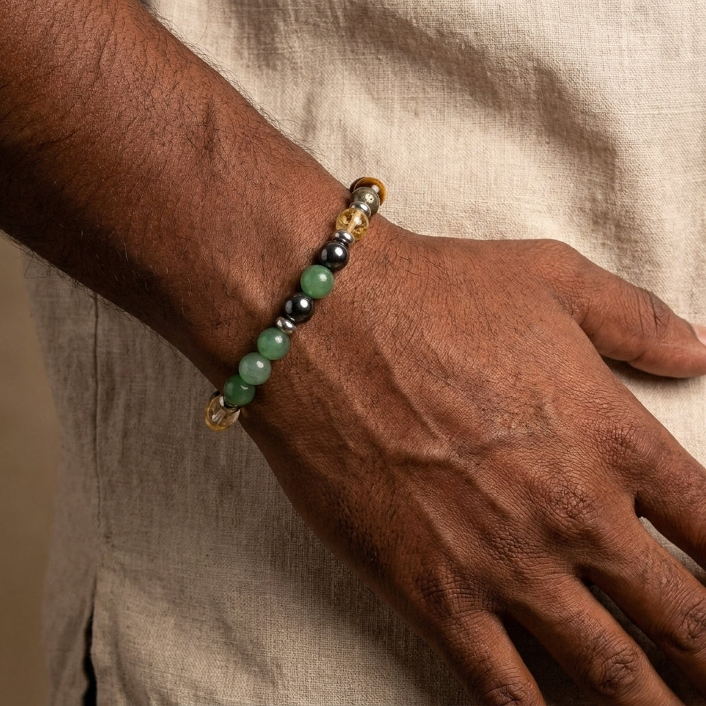 Dhan Yog Bracelet + FREE Raw Selenite Plate