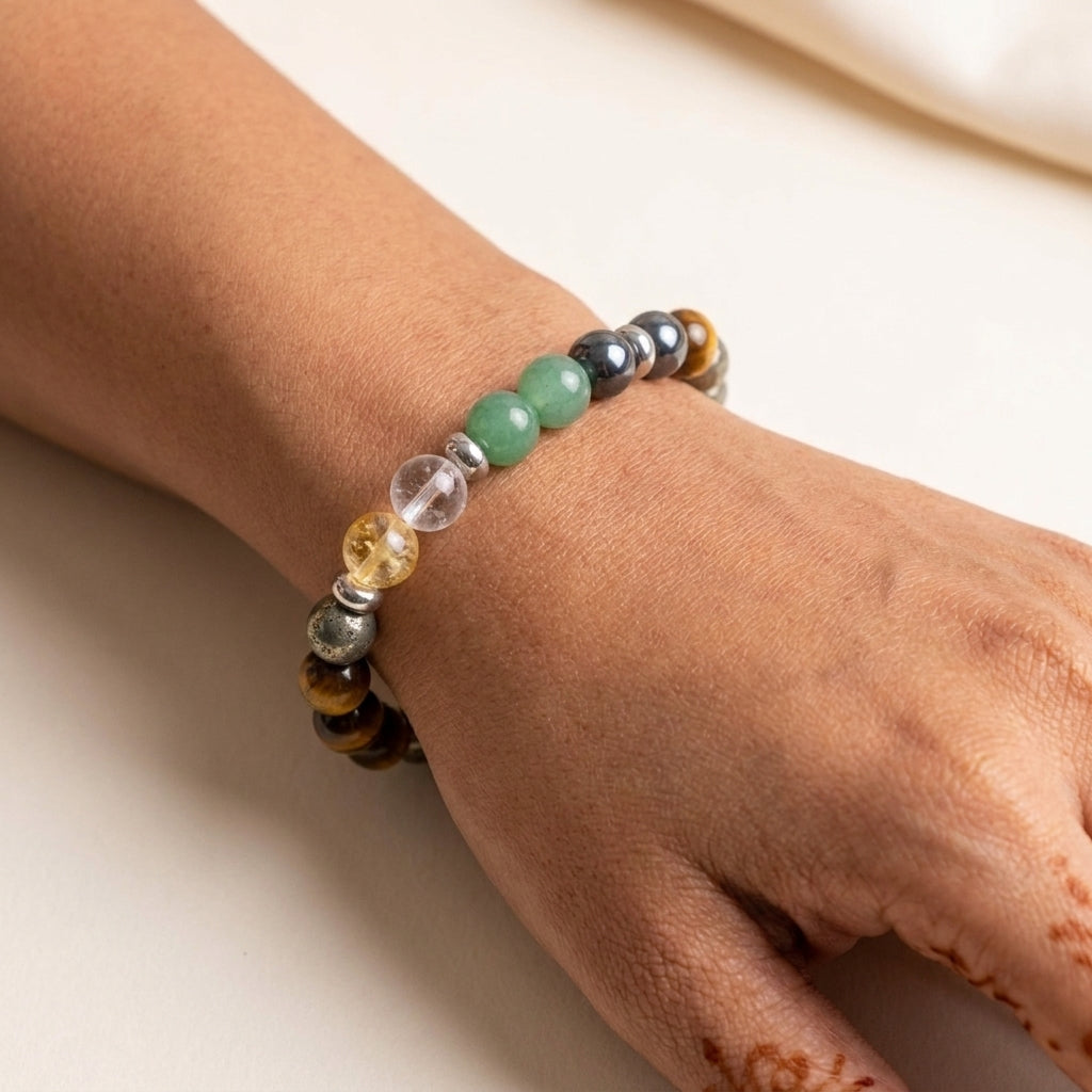 Dhan Yog Bracelet + FREE Raw Selenite Plate