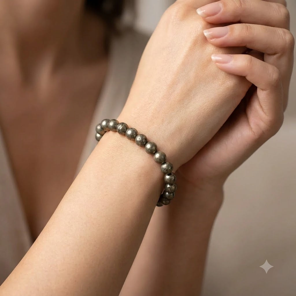 Raw Pyrite Bracelet