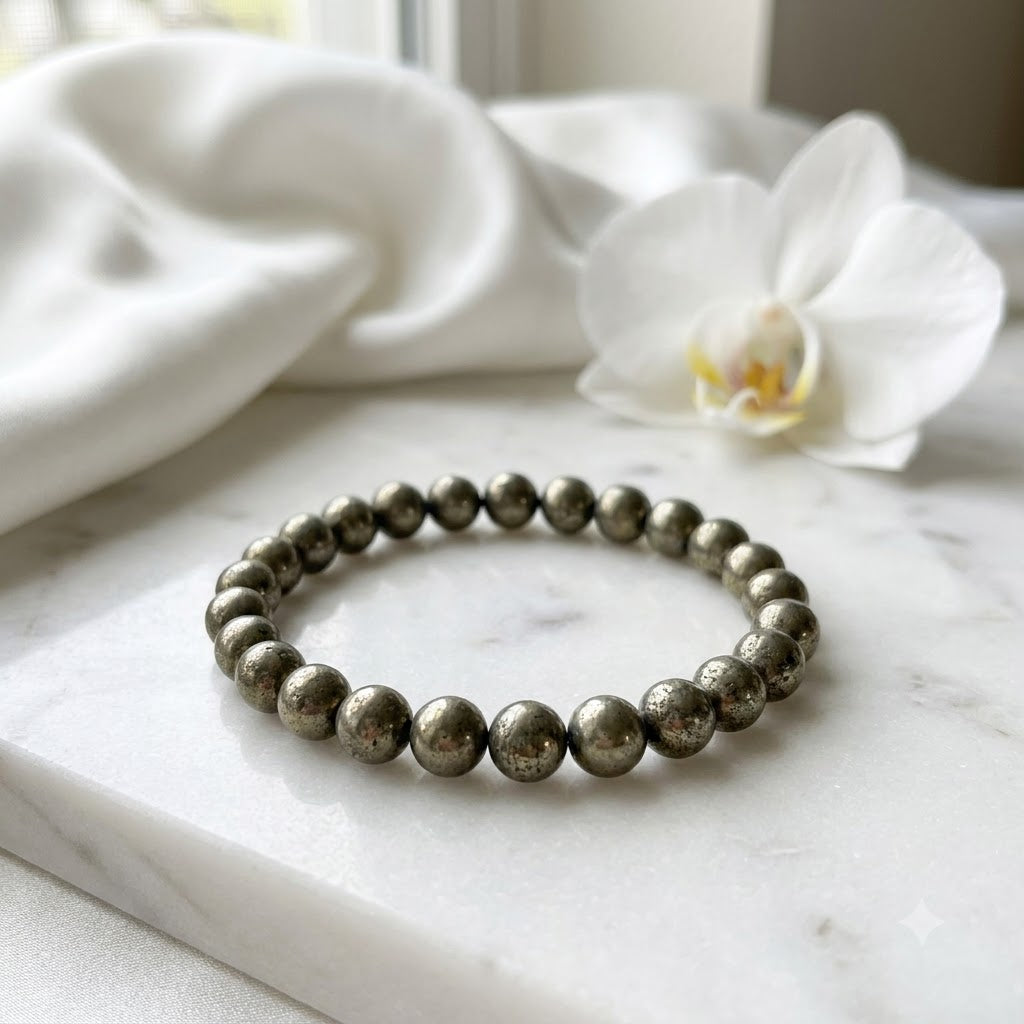 Raw Pyrite Bracelet